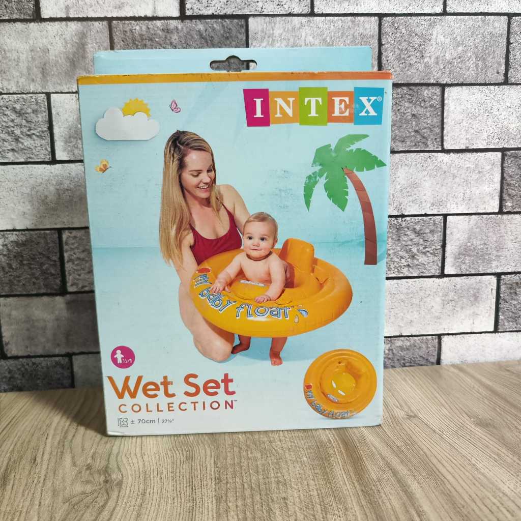 Boia para Bebê Intex Baby Float - 70cm, até 1 Ano | Shopee Brasil