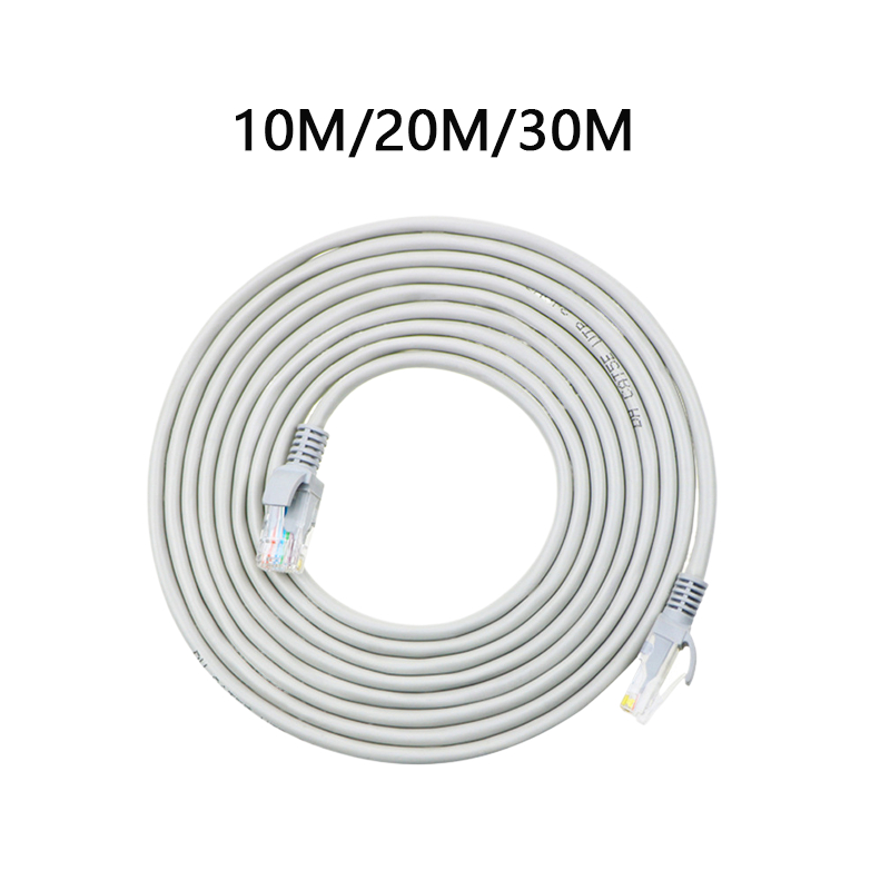 Cabo de Rede LAN Ethernet RJ45 CAT6E 10M 20M 30M (Interno/Externo)