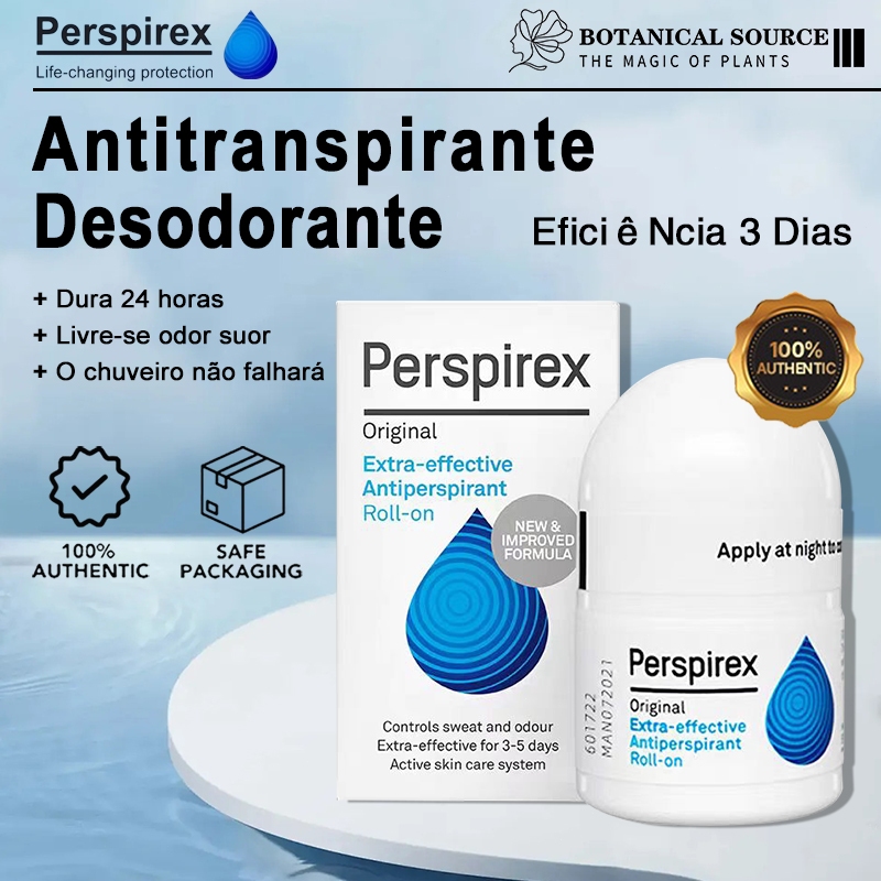Perspirex Original Desodorantes Corporais Antitranspirante Roll-On 20ml ...