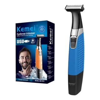 Kemei1910 Maquina de Barbear Aparador de Pelos Masculino Raspar Pelos Íntimos Axila Virilha barba