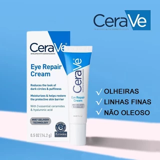 CeraVe Creme Reparador de Olhos14.2g Hidratante uso Para Reduzir Linhas Finas Círculos Escuros Anti-rugas Umidade Eye Cream Original