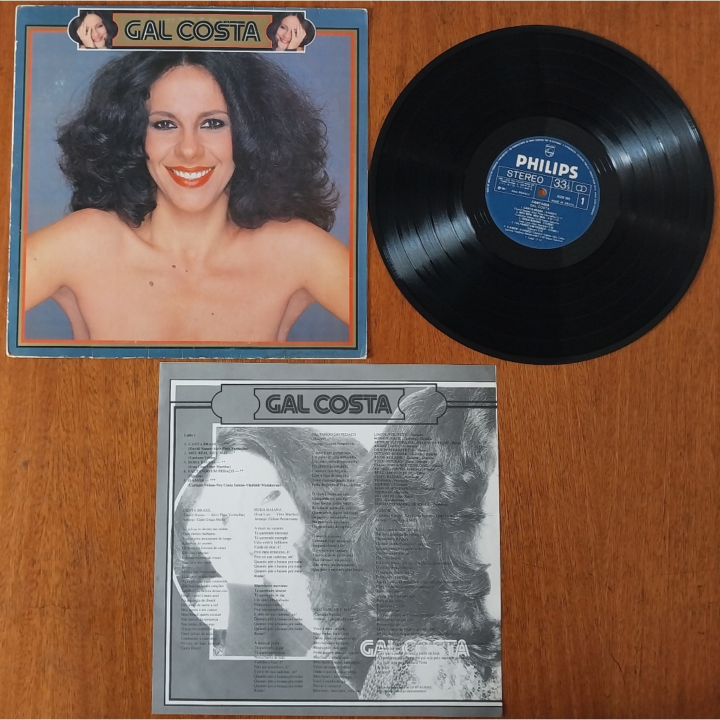 LP - GAL COSTA - FANTASIA - 1981 - COM ENCARTE - GRAVADORA PHILIPS ...