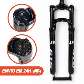 Suspensão GTS Garfo Aro 29 Amortecedor Bike Over Ajuste de Carga E Trava
