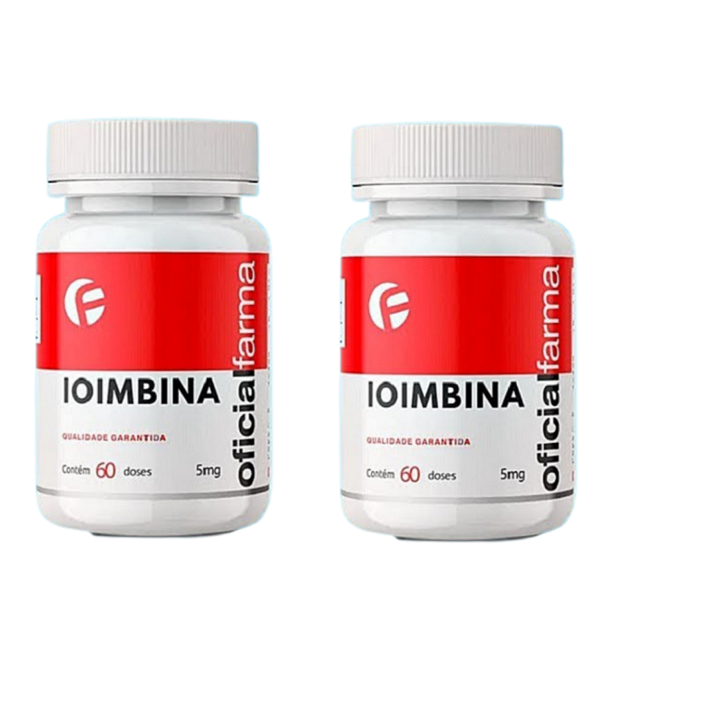 Kit 2 Ioimbinas (Yoimbine) total 120 comprimidos Oficial Farma.