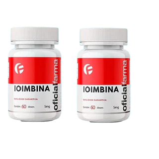 Kit 2 Ioimbinas (Yoimbine) total 120 comprimidos Oficial Farma.