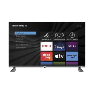 Smart Tv 40 Philco Led Roku Tv Conversor Digital Wifi em Oferta na Shopee