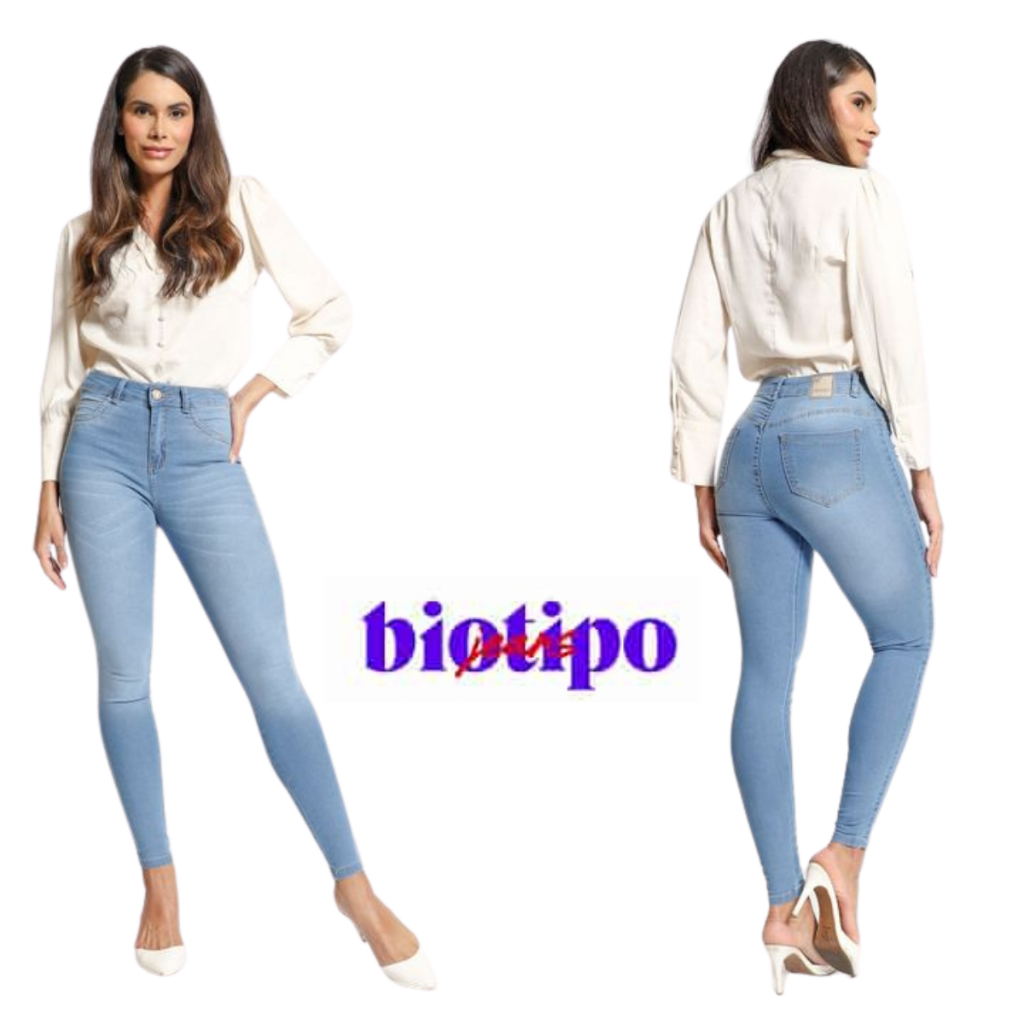 CALÇA JEANS FEMININA BIOTIPO JEANS ORIGINAL COM LYCRA 36 AO 46