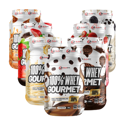 Whey 100% Iso Low Carb Pote 900g Gourmet - SUNFIT - VARIAÇÕES