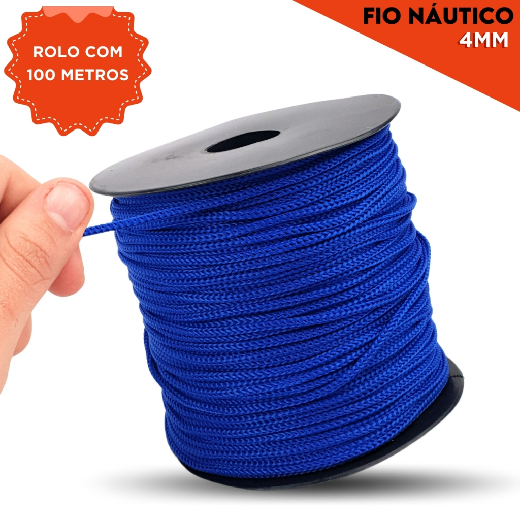Fio Náutico- RR-04 - Rolo com 100 Metros - Mazzal