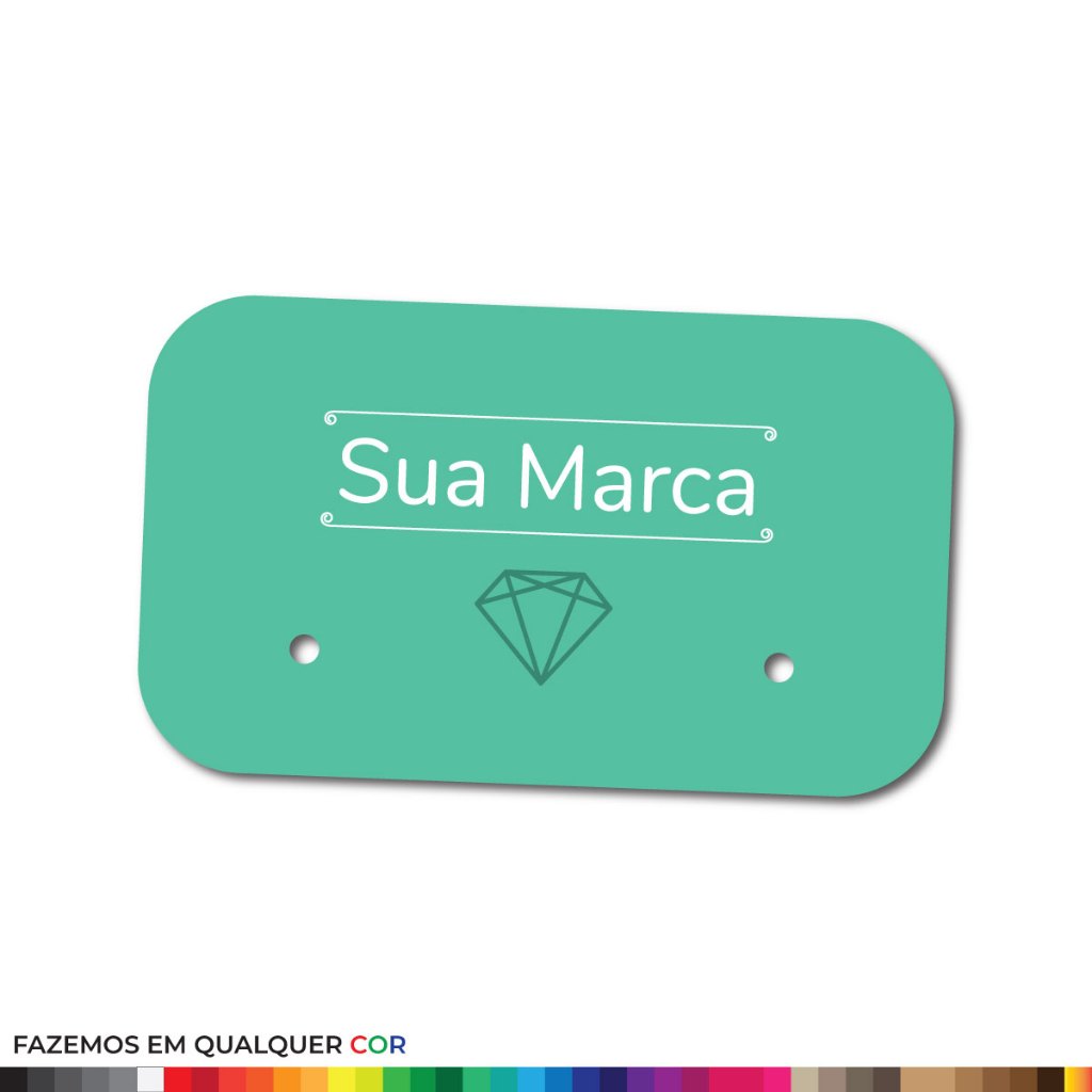 Tag mini | 2,7×1,6cm |1.000 unidades| REF: 1001-198 | Shopee Brasil