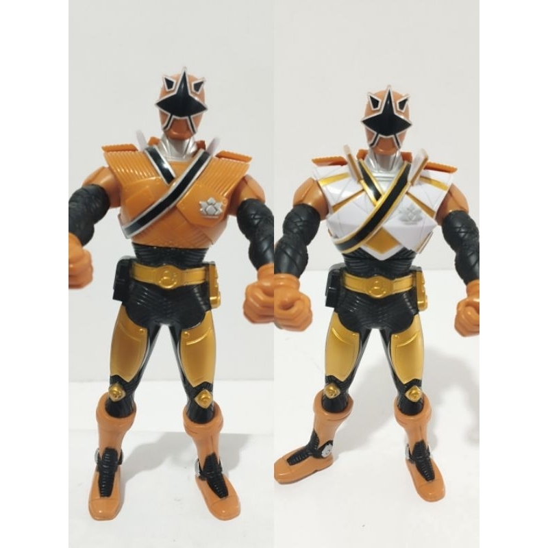 Boneco Power Rangers Super Samurai Dourado Bandai | Shopee Brasil