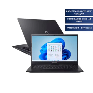 Notebook Positivo i3-10110U 2.10GHz Memória 8GB SSD 256GB Windows 11 + Office 365