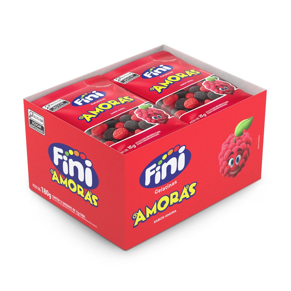 Fini Mini Amoras 12 Unidades Caixa Balas De Gelatinas | Shopee Brasil