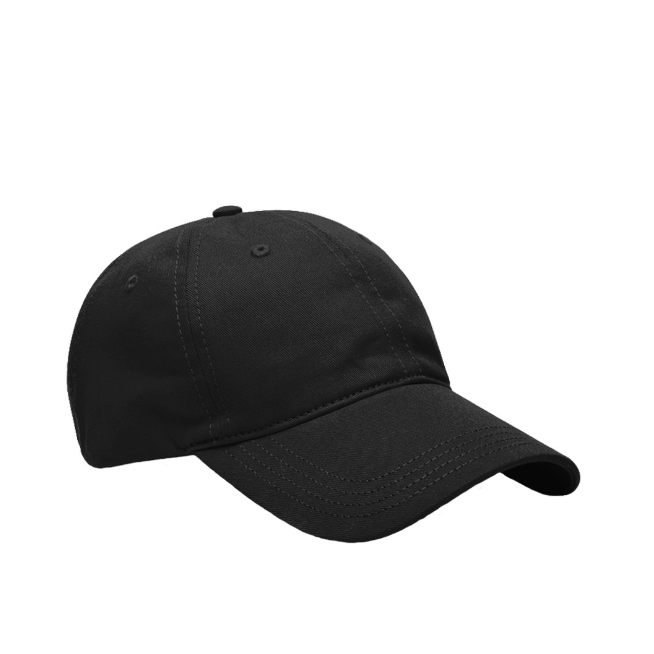 Boné Preto Branco Básico Liso Simples Aba Curva Ajustável Unissex Envio ...