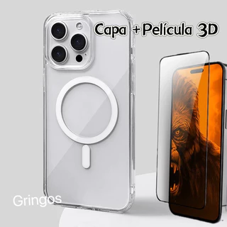 Capa capinha pra carregador sem fio MagSafe Transparente Iphone11/12/13/14/15/16