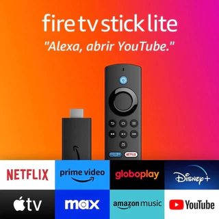 Amazon Fire Tv Stick Lite com Alexa 2ª Geração Full HD 1080p 8gb Original