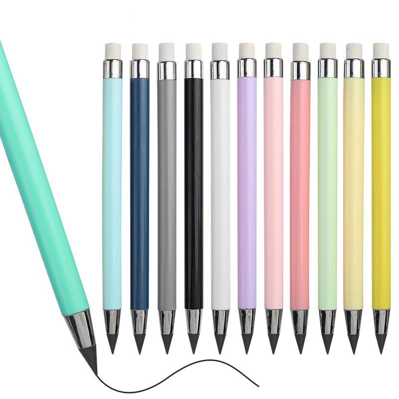 Kit Com 6/12/18/24 Lápis Infinito Escrita Eterna Criativo Não Pegajoso Papelaria/Escritório/Escola