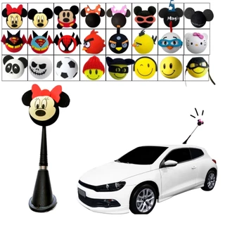 Bolinha Enfeite De Antena Para Carro ou Moto Diversos Modelos em Oferta na Shopee