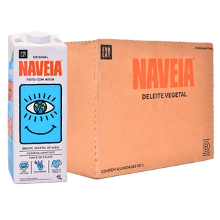 Bebida Vegetal Naveia Original 1L Caixa 12 Unidades
