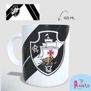 Caneca Personalizada Vasco da Gama Caneca Time de Futebol Xícara Personalizada Coloque Seu Nome