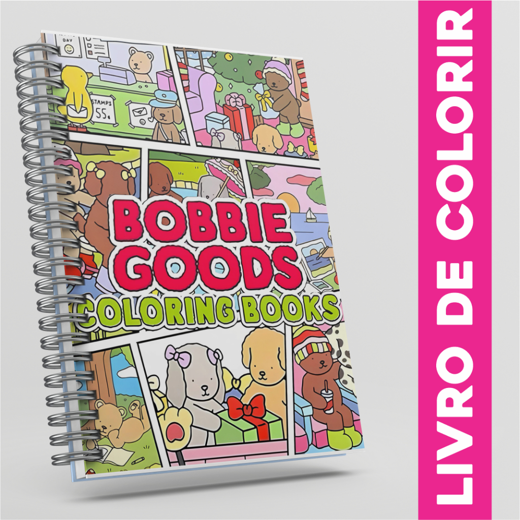 Livro para colorir Estilo Bobbie Goods Tamanho A4 ou A5 Folha 180g ...