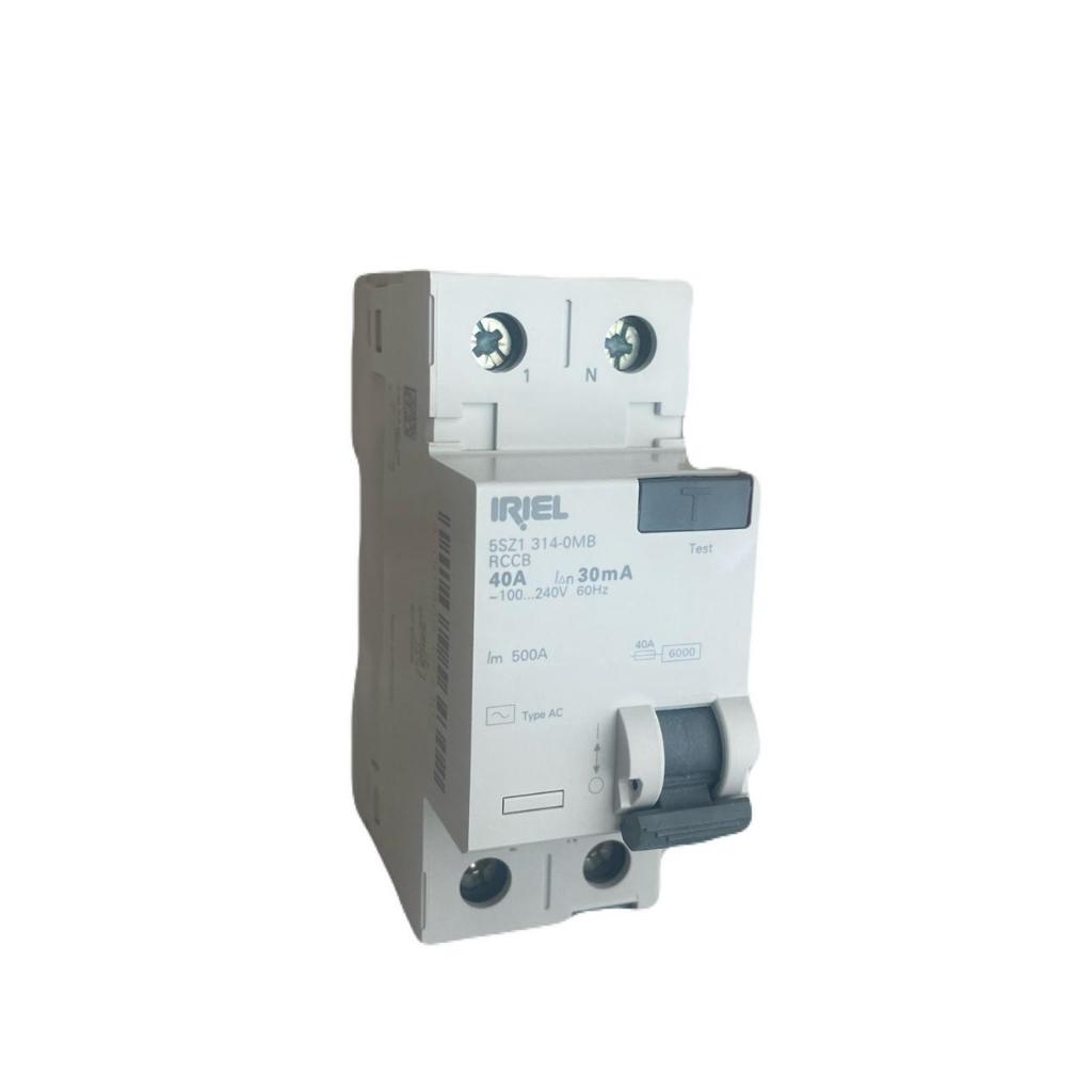 IDR - Interruptor Diferencial Residual Iriel Tipo AC 1P+N 40A 30mA ...