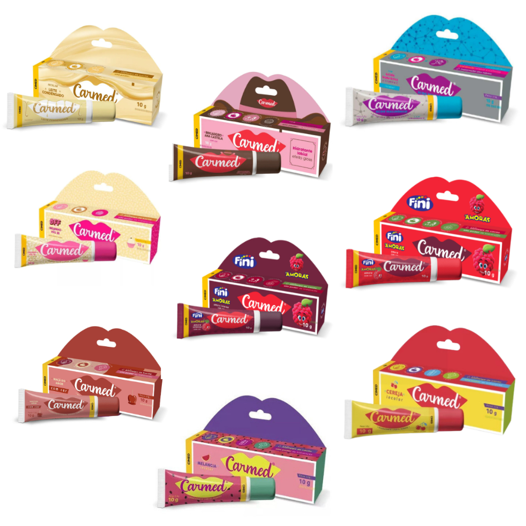 Hidratante Labial Carmed Aromas Fini Sabores