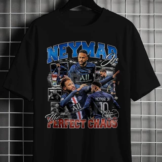 Camiseta Unissex Graphic Neymar PSG Artista Boolteg Camisa 100% Algodão Promoção BTL-091