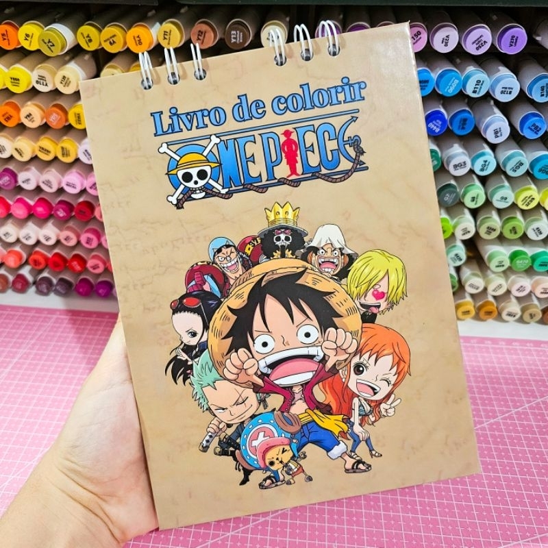 Livro de colorir One Piece A4/A5 | Shopee Brasil