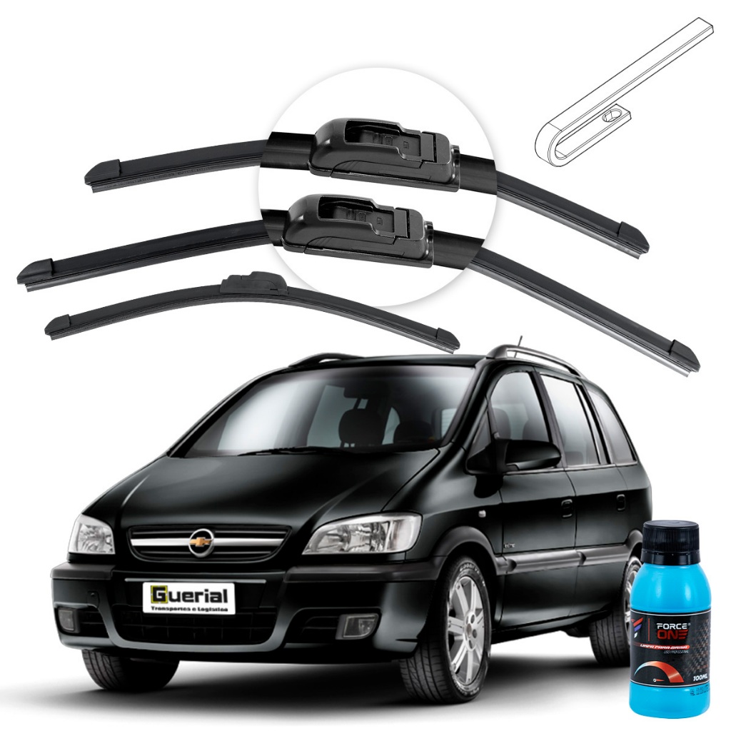 Palheta Limpador de Parabrisa Chevrolet Zafira ano 00 a 12 Universal ...