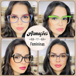 Armação Feminina para Grau Diversos Modelos e Cores Liquidação Modelos Lindos Promoção