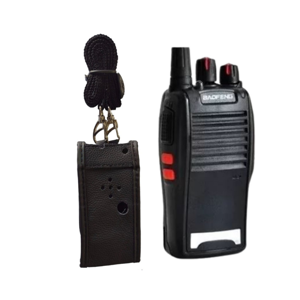 Capa de Proteção em Couro Legitimo para Radio Comunicador Modelo BAOFENG 777