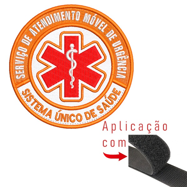 Patch Bordado Para Aplicação Samu 10cm x 10cm | Shopee Brasil