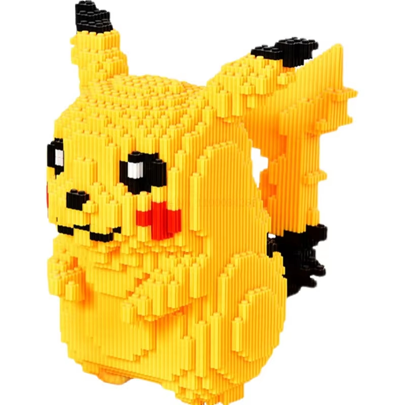 Pikachu Pokémon Blocos De Montar 5210 Peças 21cm | Shopee Brasil