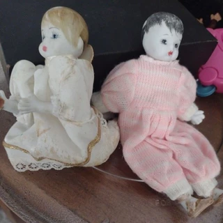 bonecas antigas de porcelana
