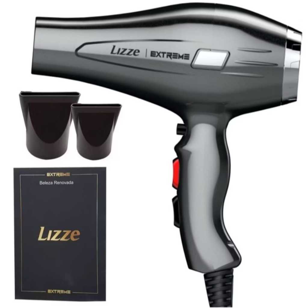 Secador Lizze Extreme Original 2400W de Potência - Profissional ...