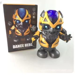 Brinquedo Bumblebee Robô Transformers Dançarino Luz Música