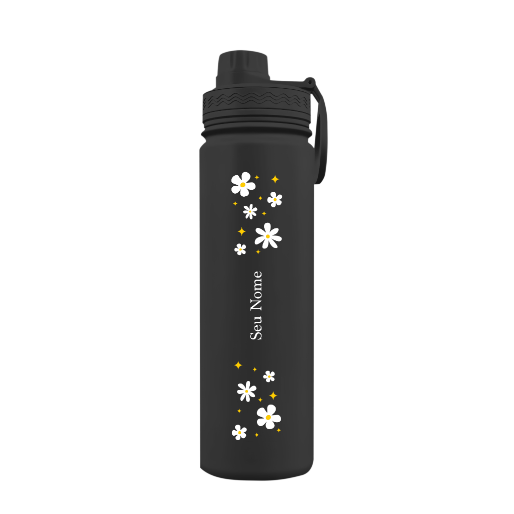 Garrafa Térmica Fresh Com Alça Personalizada Florida Com Nome