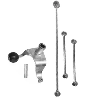 Haste e Alavanca Trambulador Peugeot 206 1.4/1.6 - Kit Completo 1999 a 2010