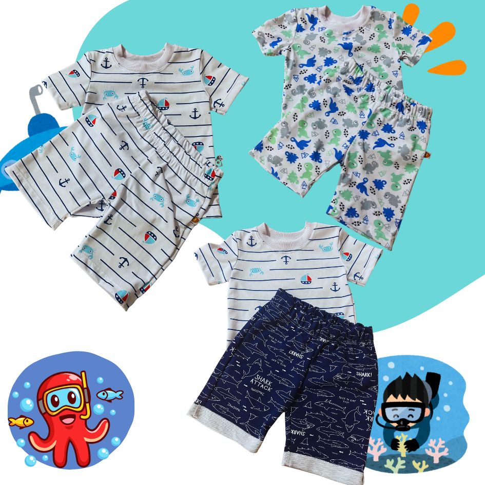 Kit Lote Pe As Menino Conjunto Bebe Ao Infantil Roupa Shopee Brasil