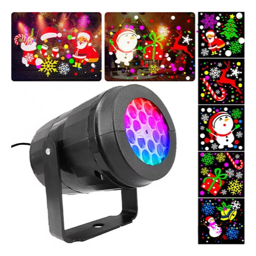 Projetor De De Natal, Lâmpada Giratória De Projeção - AL-L8 Altomex