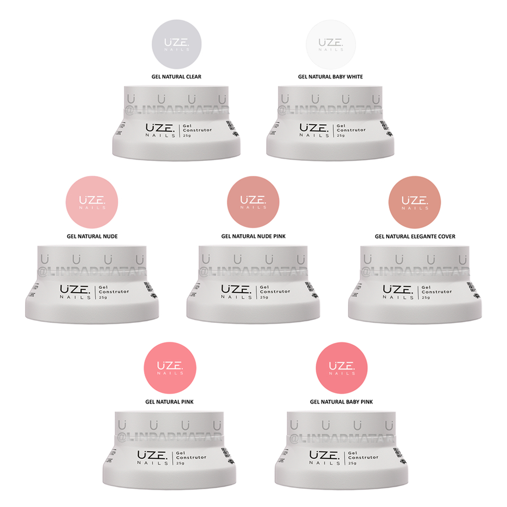 Gel uze Nails 25g gel construtor para unhas Use Nails linha natural á
