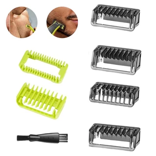 Kit Pentes Para Barbeador Elétrico Philips Oneblade (6 pentes mais um pincel de limpeza)