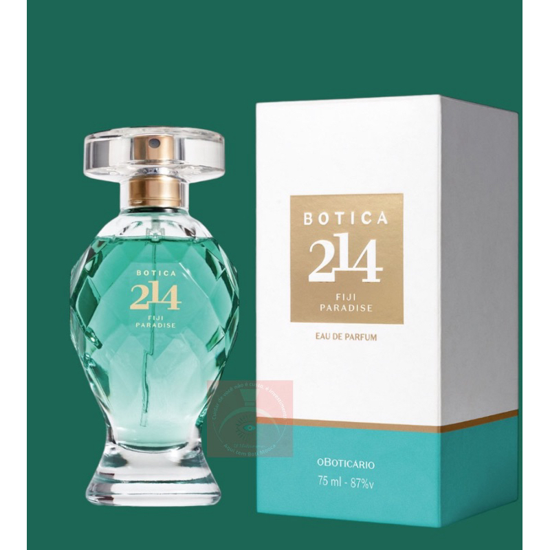 Botica 214 Fiji Paradise Floral Especiado Eau De Parfum 75ml o Boticário