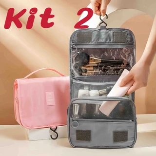 Kit 2 Bolsa com Alça Feminina para Maquiagem/Cosméticos/Kit de Artista em Oferta na Shopee