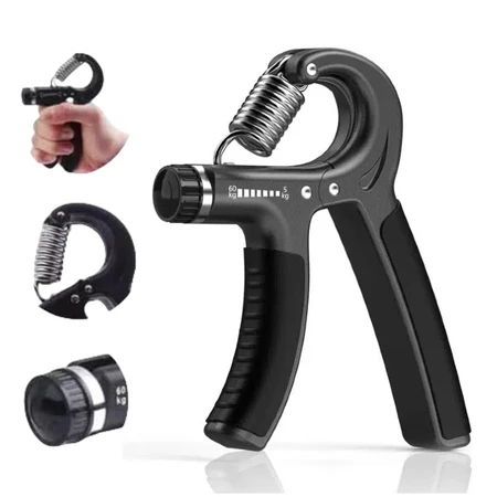 Aderência de mão hand grip flexor de punho com mola ajustável para antebraço