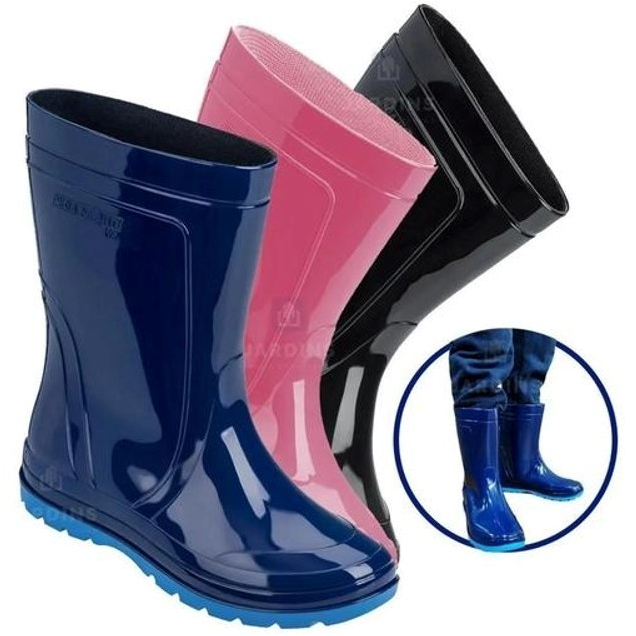 Bota Galocha Infantil de Chuva Impermeável Com forro Grendene Sete