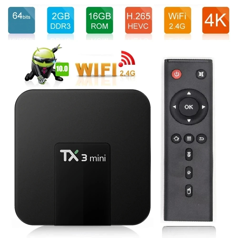 TX3 Mini Envio Imediato 2G+16G Android 13