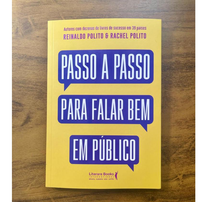 Livro: Passo a Passo Para Falar Bem em Público | Shopee Brasil