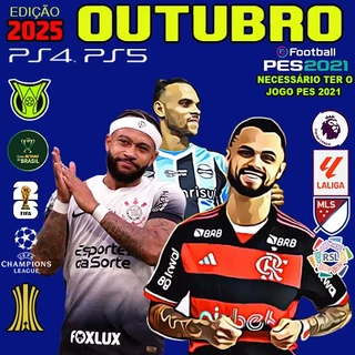 PATCH 2025 PLAY4/PLAY5 - TEMPORADA 24/25 P/ JOGO PES 2021